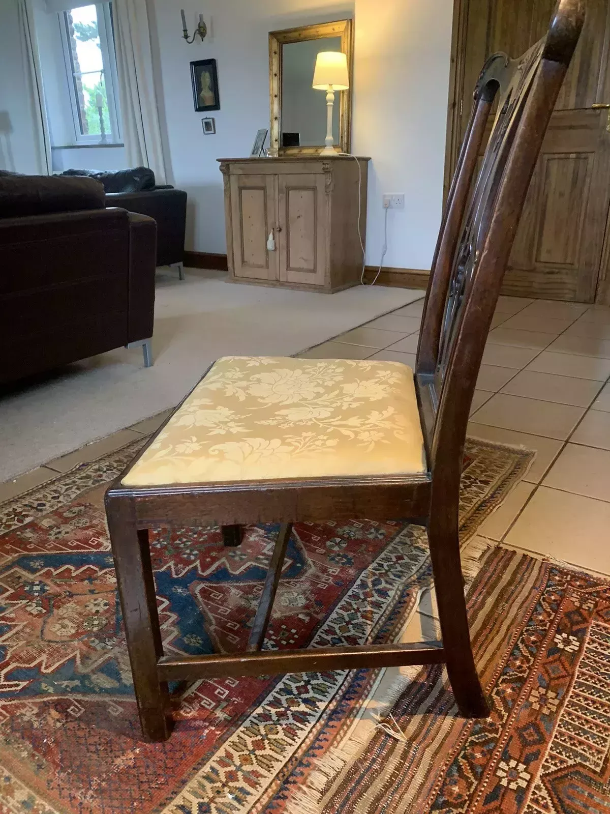 An 18th Century Mahogany Chippendale Style Side Chair photo Furniture