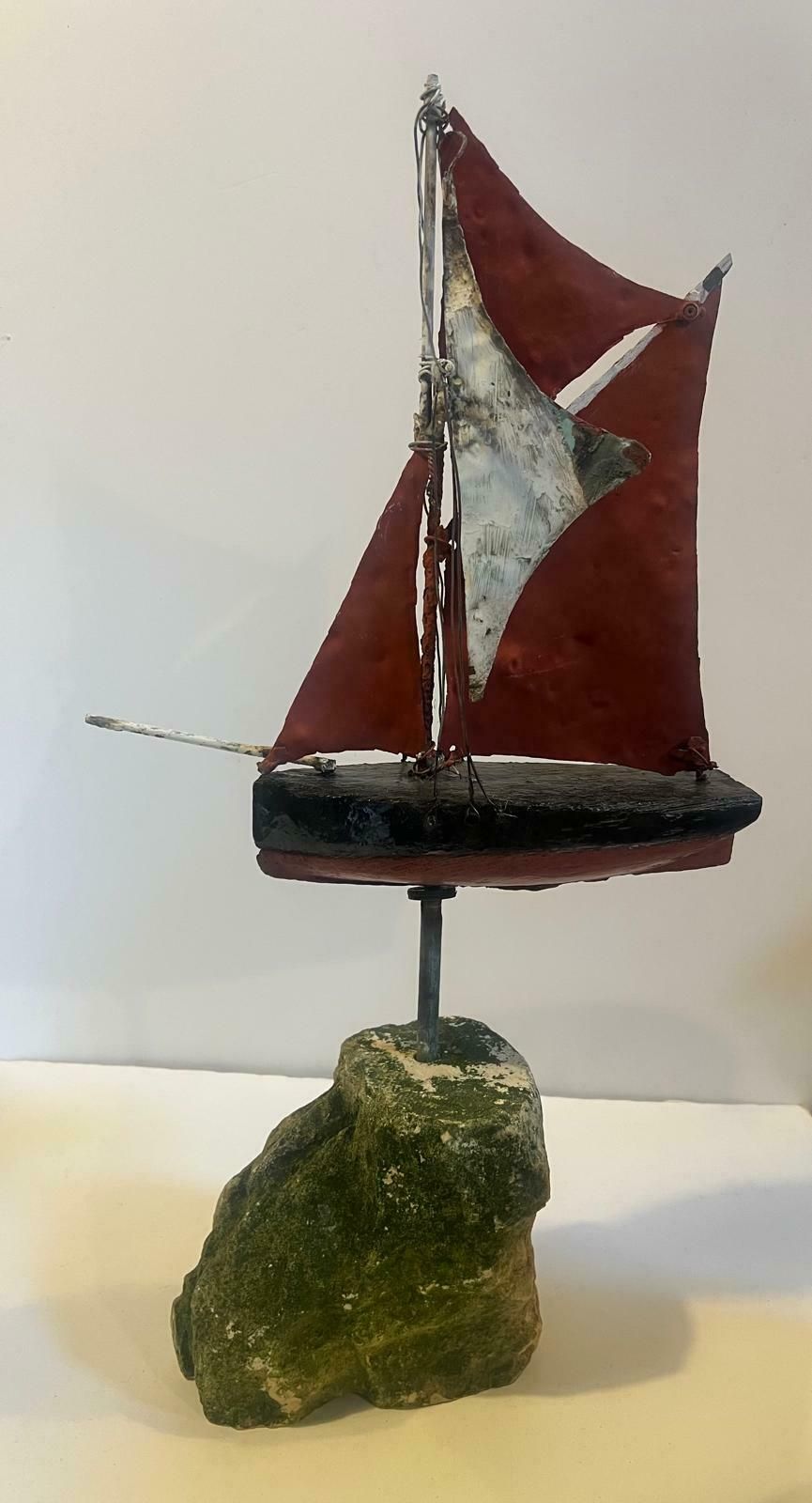 photo furniture Yacht Weather Vain, 1800s, Antique