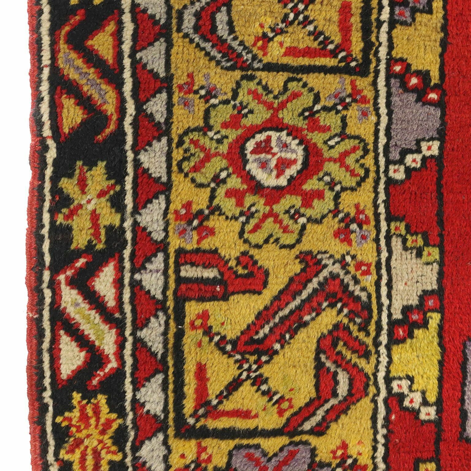 Antique Mudjur Carpet Wool Heavy Knot Turkey 67 X 45 In photo 420.0