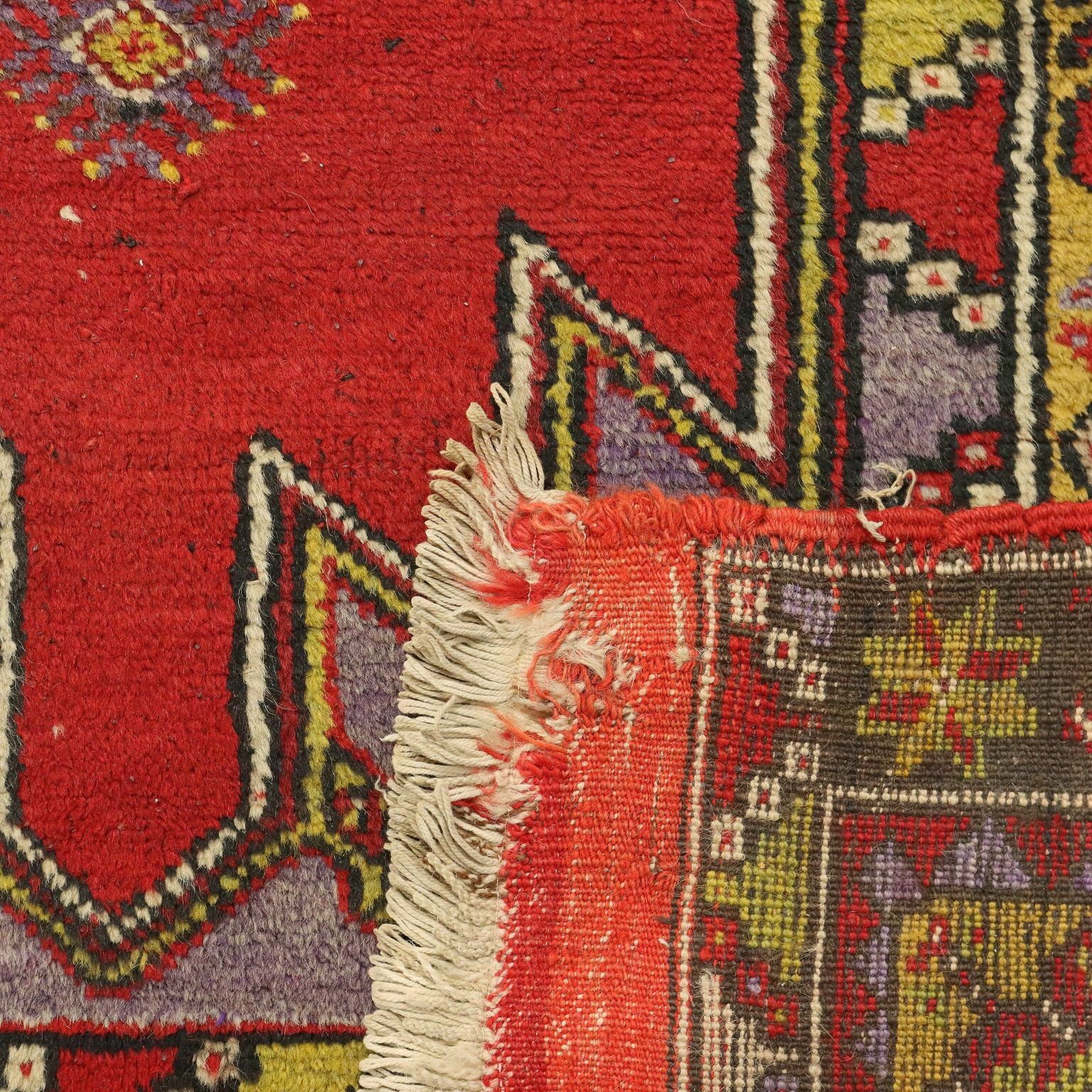 Antique Mudjur Carpet Wool Heavy Knot Turkey 67 X 45 In photo buy