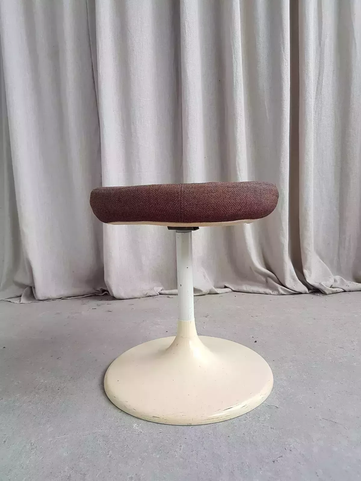 Vtg Mid Century Lusch Erzeugnis Stool Retro Danish Scandi Modernist R586 photo for sale