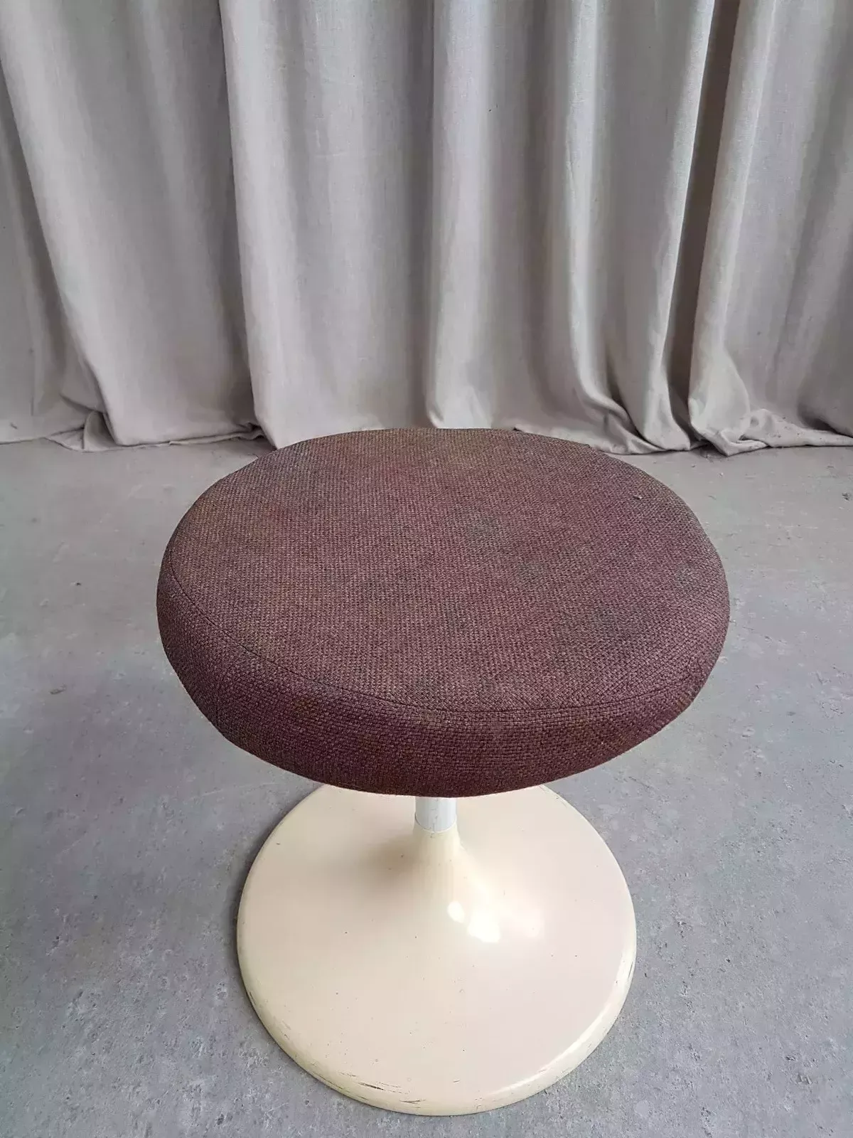 Vtg Mid Century Lusch Erzeugnis Stool Retro Danish Scandi Modernist R586 photo 161.0