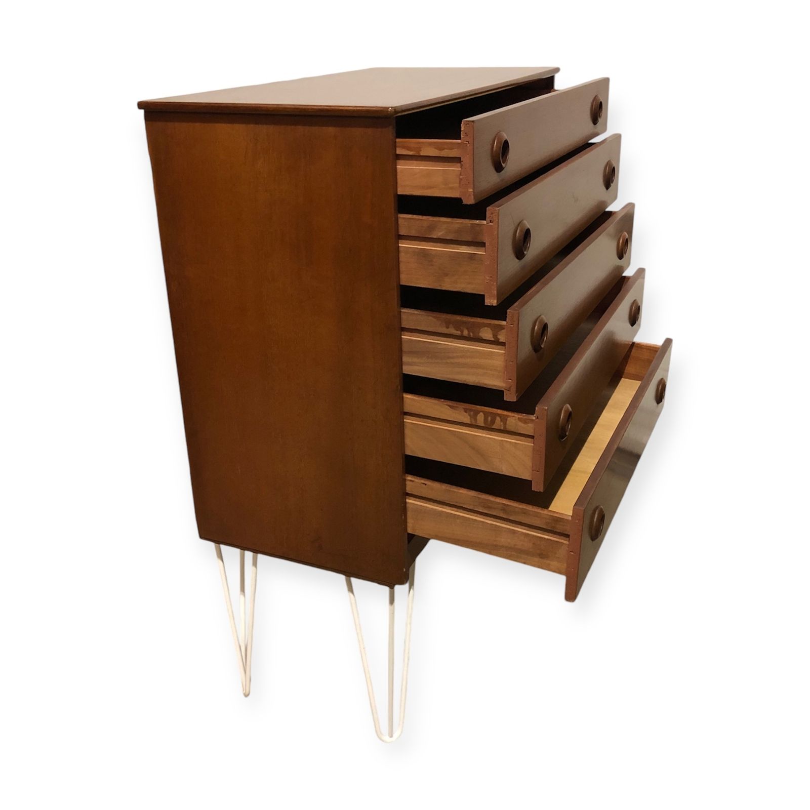 Handsome Retro Teak Chest Of Drawers photo 339.0