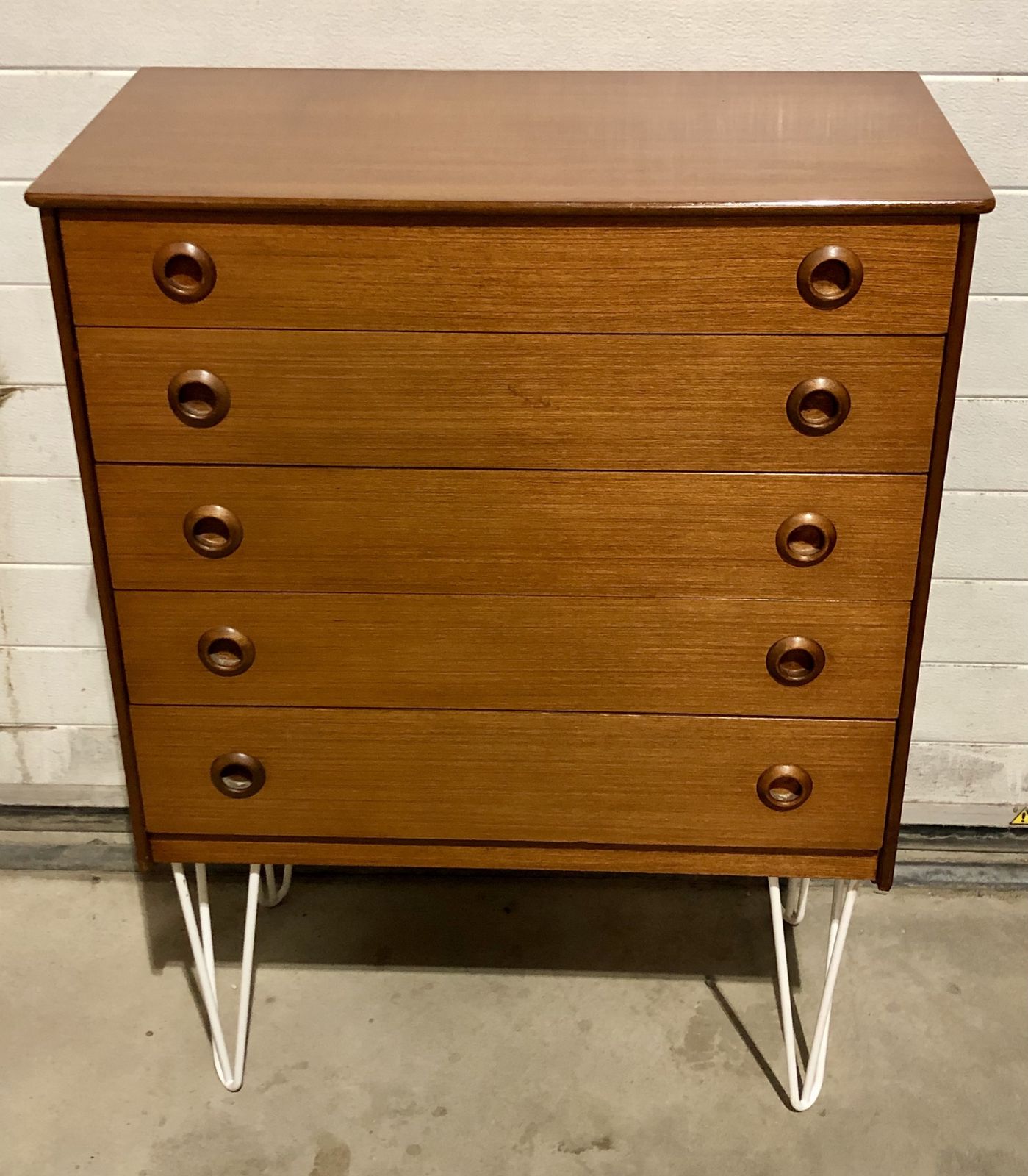 Handsome Retro Teak Chest Of Drawers photo vinterior