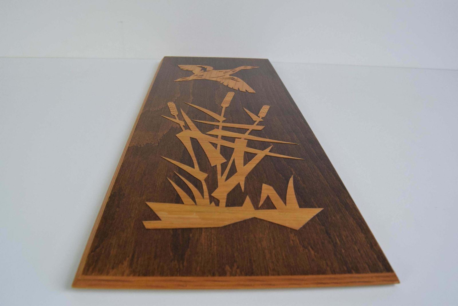 Vintage Wall Wood Mallard, Decoration. 1950's. photo for sale