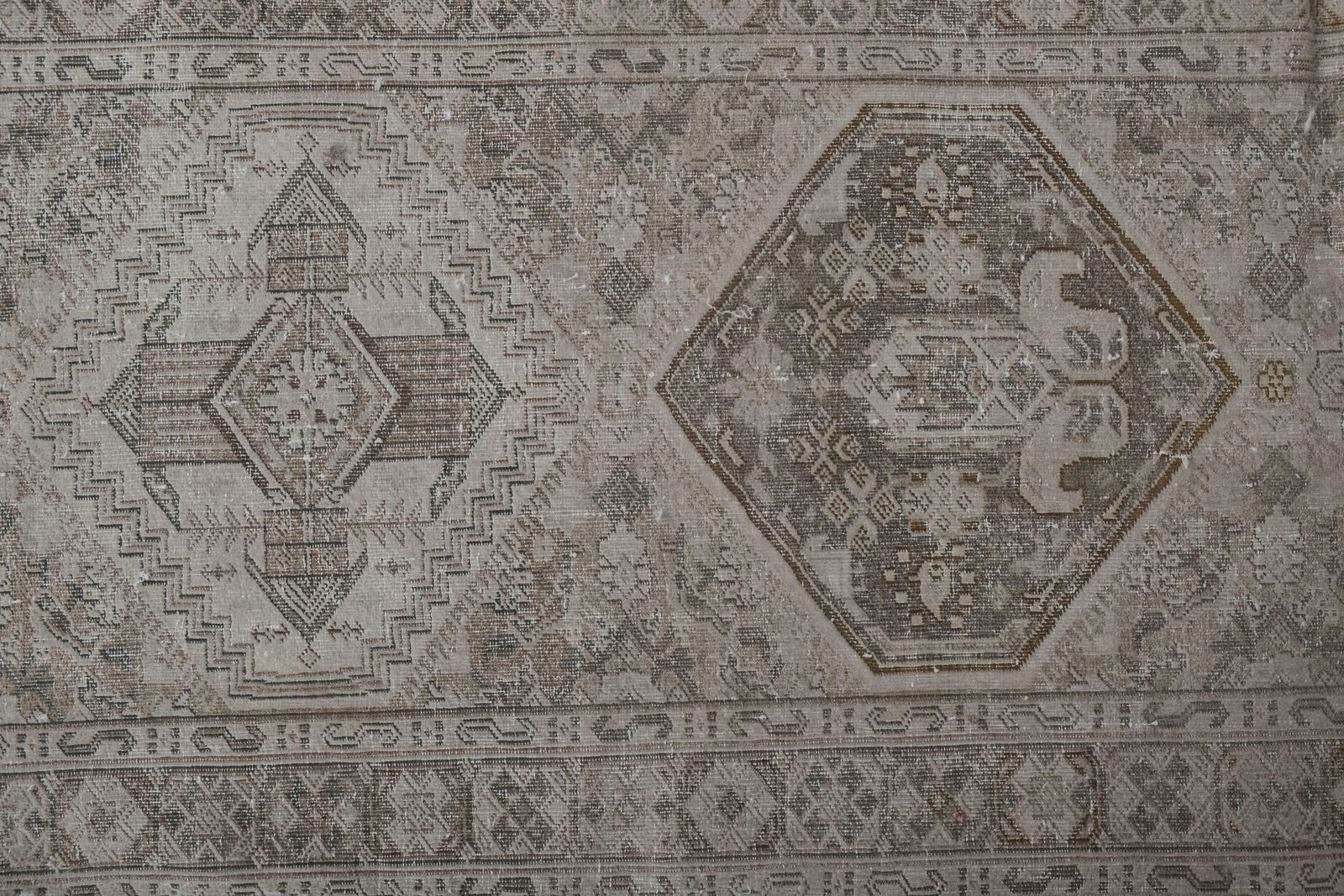 Faded Turkish Runner Rug   Designer Hallway Carpet photo Textiles