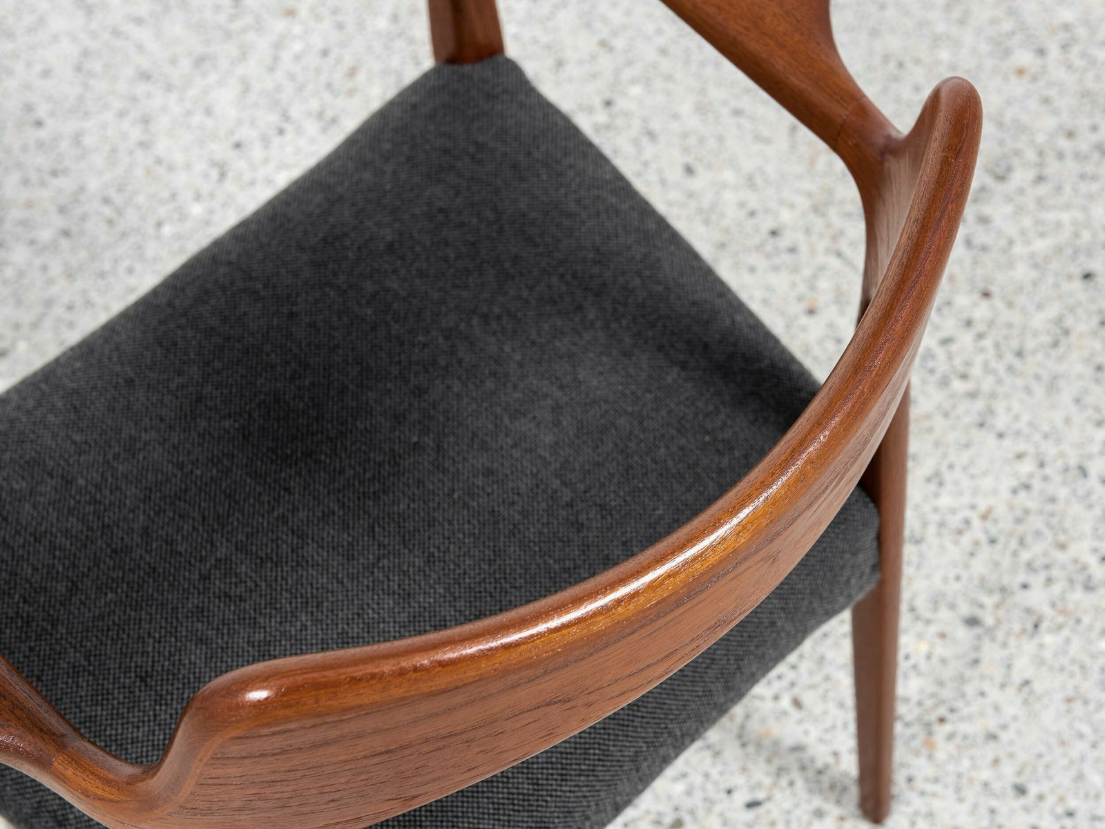 photo furniture Midcentury Danish Chair With Armrests In Teak By Arne Hovmand Olsen For Mogens Kold 1960s