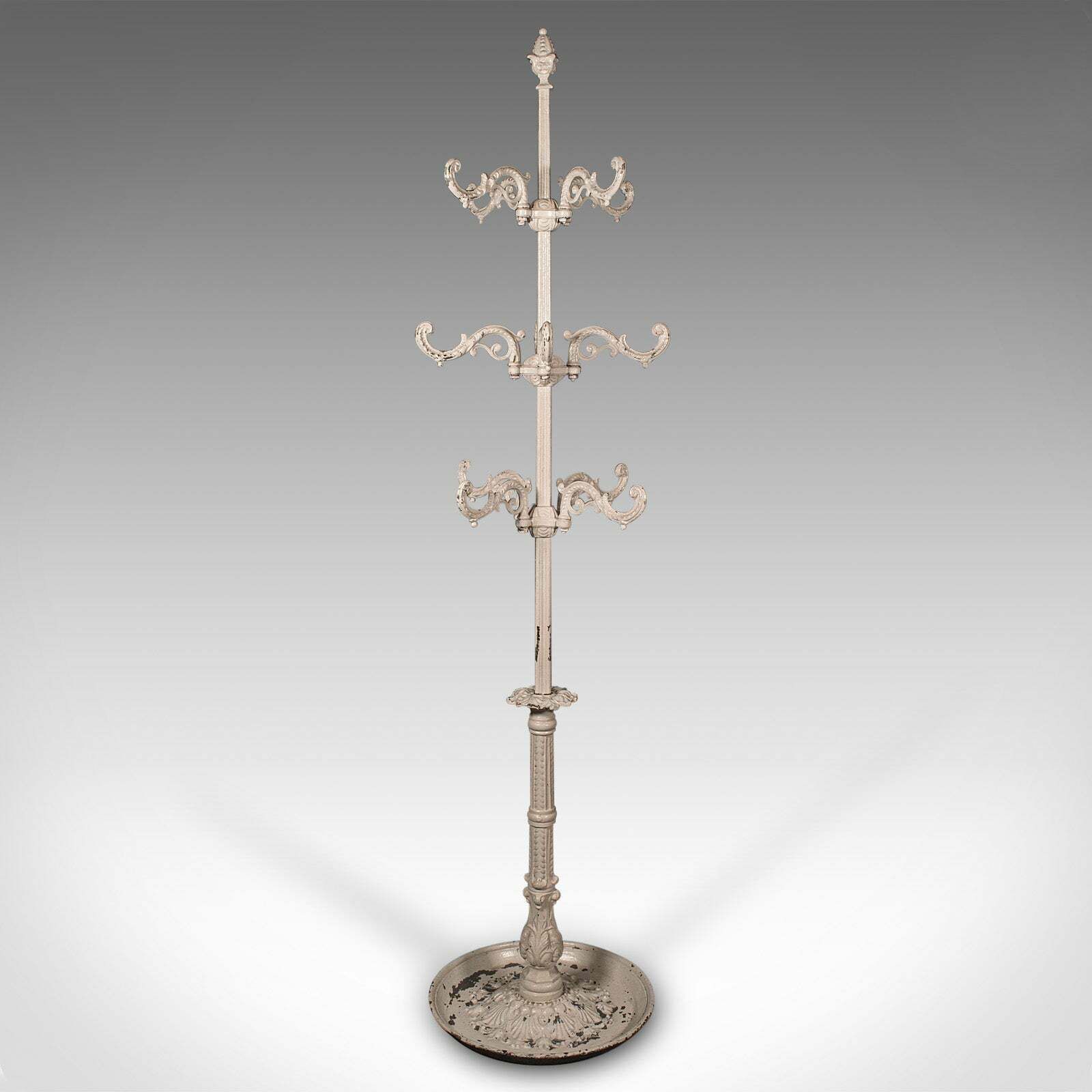 6' Tall Antique Portico Coat Stand, English, Hallway, Umbrella Rack, Victorian photo furniture