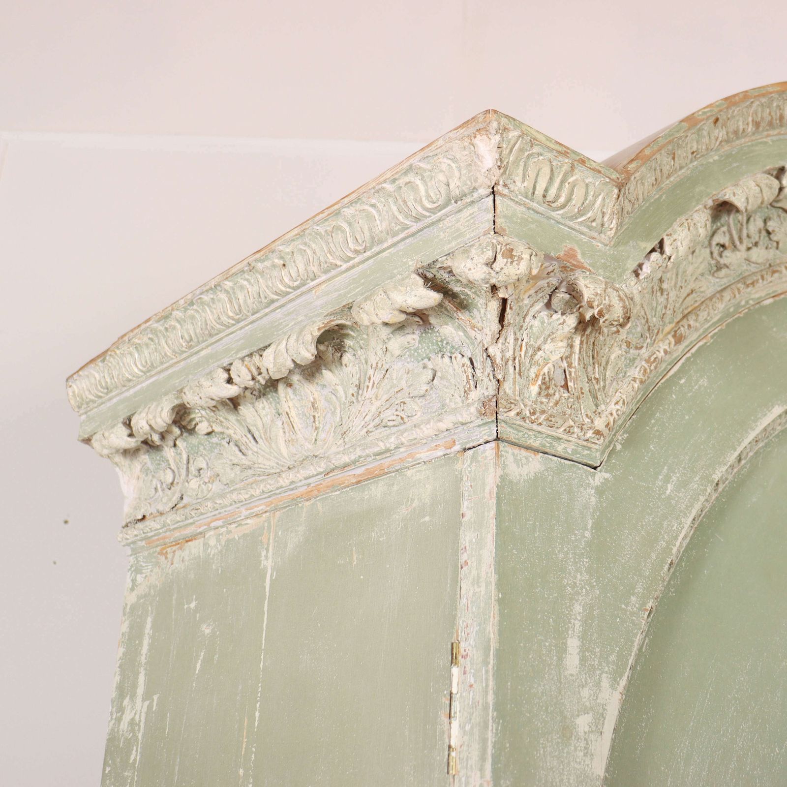 photo for sale 19th Century Original Painted Wardrobe