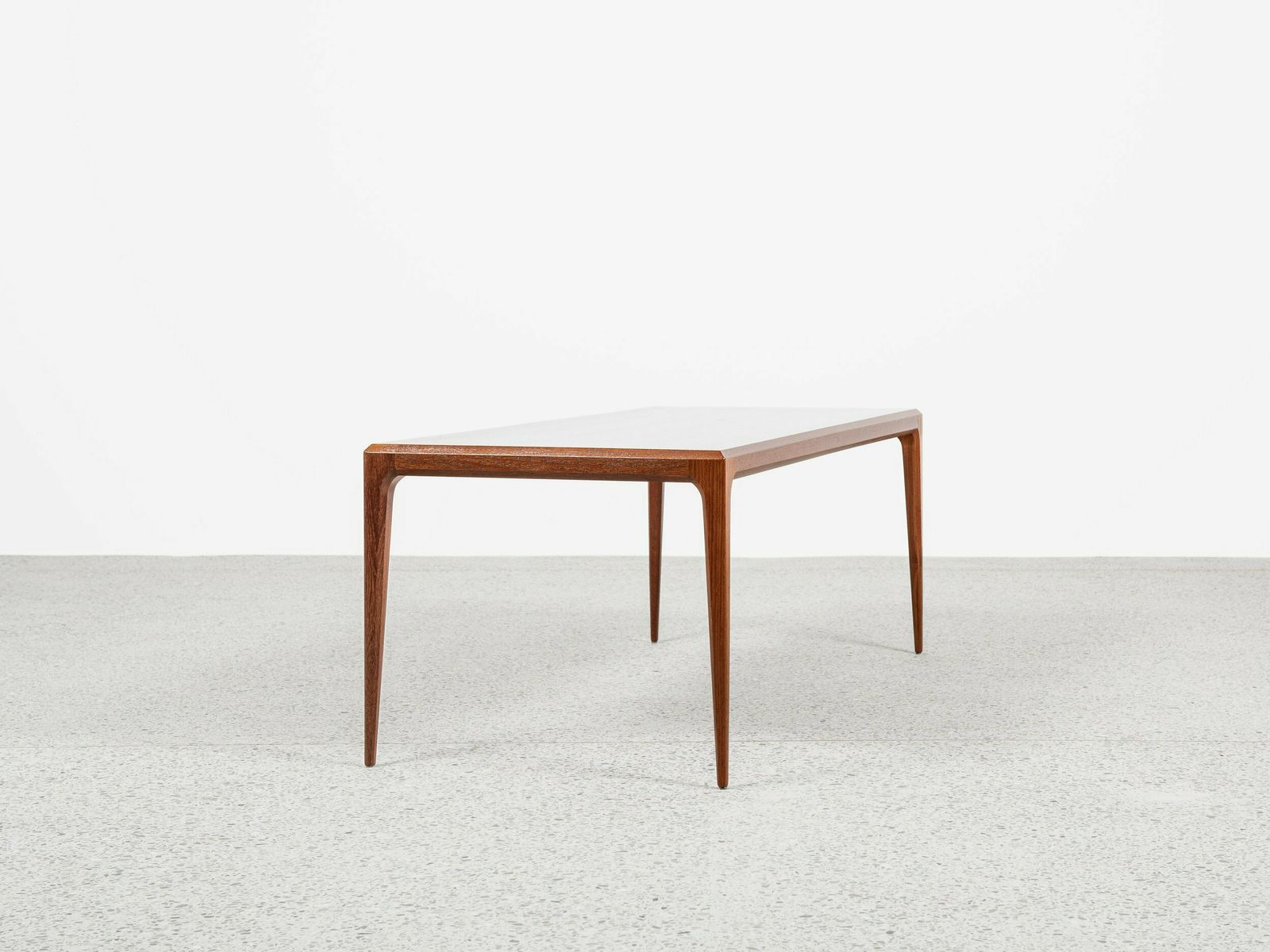 Midcentury Danish Coffee Table In Teak By Johannes Andersen For Silkeborg 1960s photo for sale