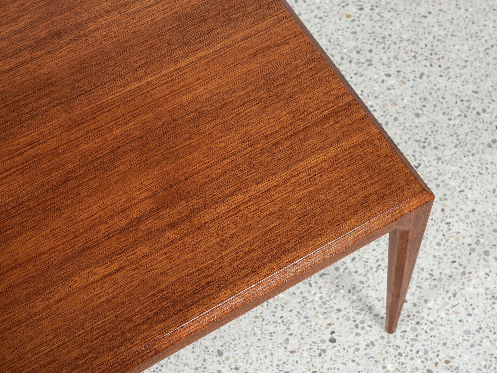 Midcentury Danish Coffee Table In Teak By Johannes Andersen For Silkeborg 1960s photo vinterior