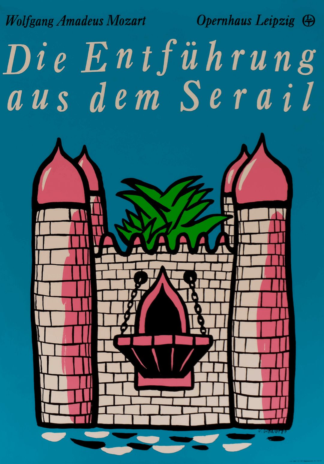 The Abduction From The Seraglio   Original East Germany Poster | 1987