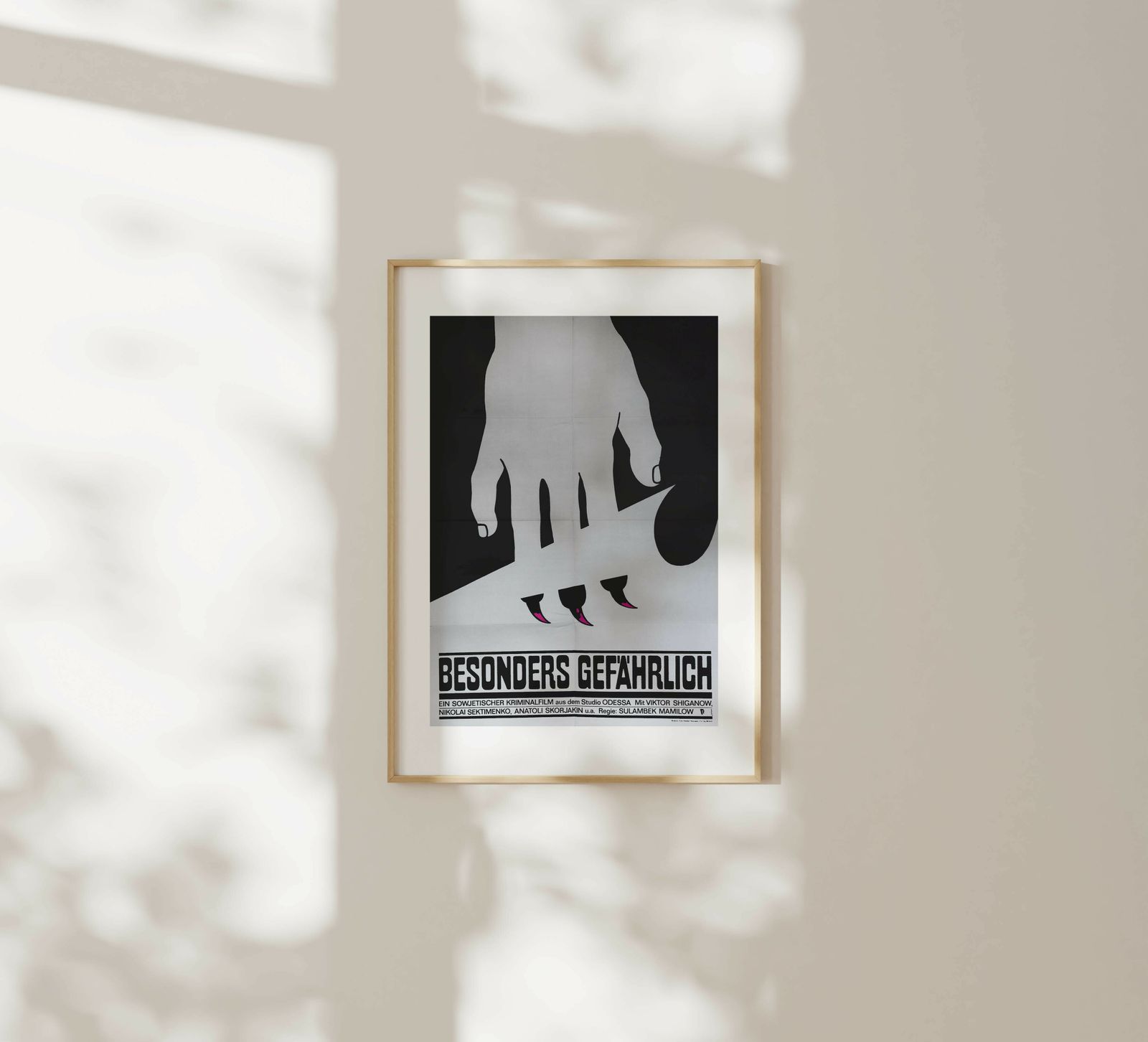 Especially Dangerous   Original East Germany Poster | 1980 photo for sale