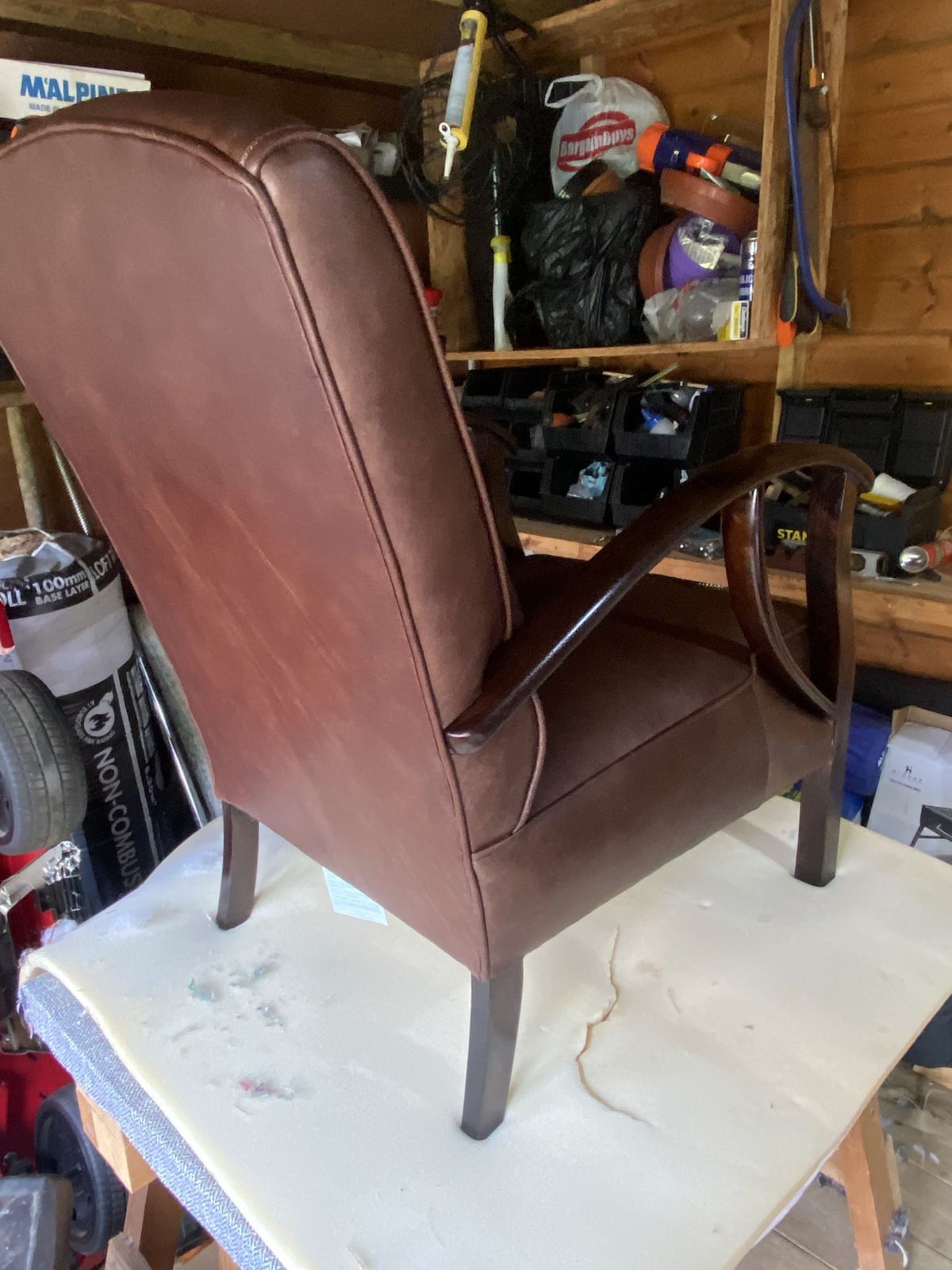 1930s Armchair, 19th Century, Antique photo furniture