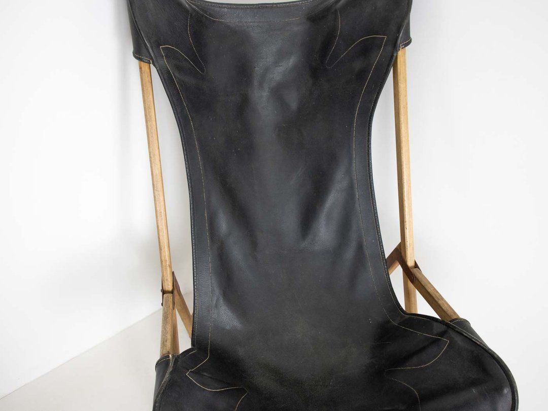 Furniture Original Tripolina Campaign Furniture Folding Chair By Joseph B. Fendy photo