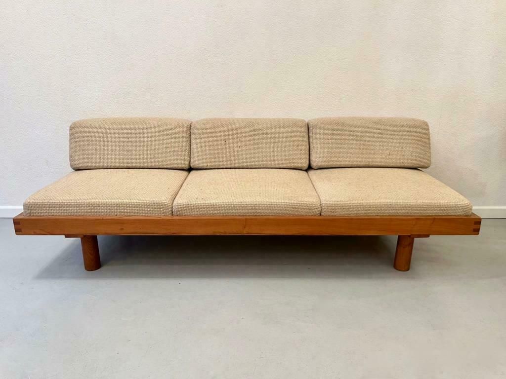 French Elm Daybed / Bench L09 By Pierre Chapo, France 1960 photo for sale