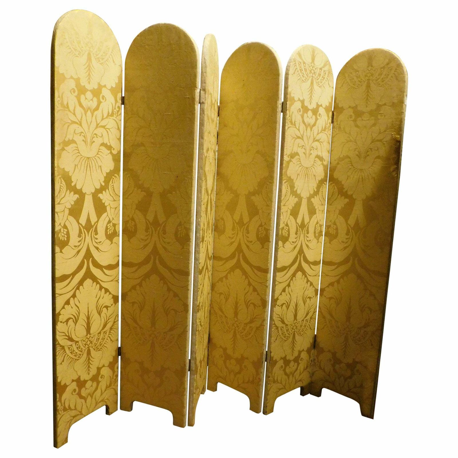 Liberty Screen In Silk With Tapestry Decoration, Italy