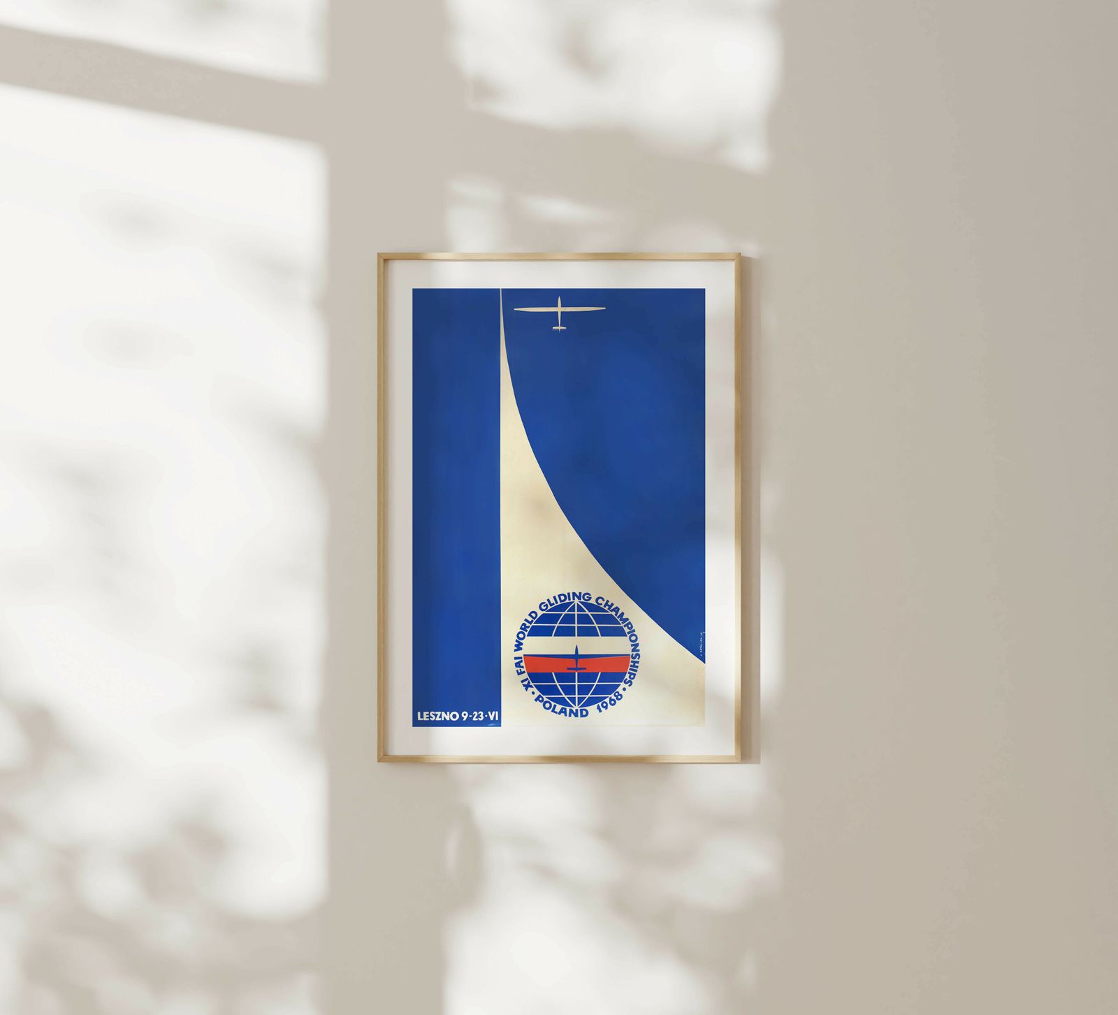 11th Fai World Gliding Champions   Original Poland Poster | 1968 photo furniture