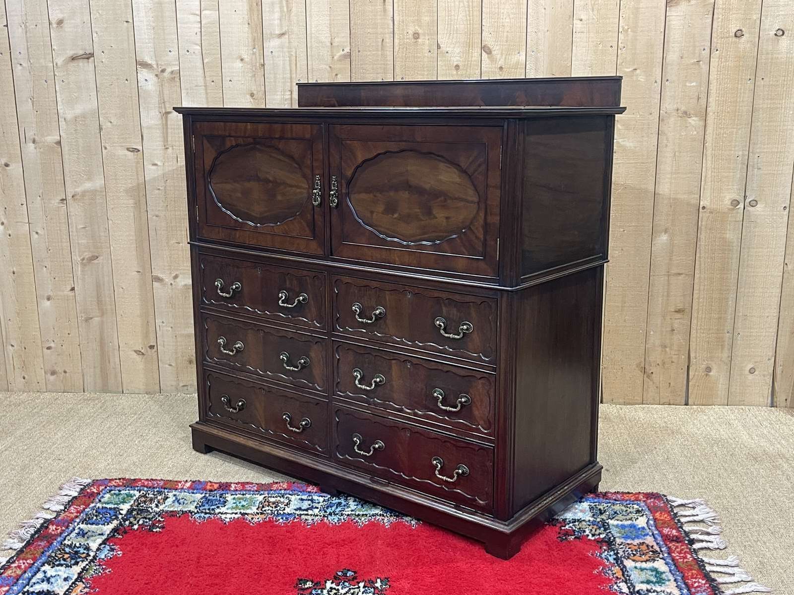 English Mahogany Chest Of Drawers From The 1950s photo vinterior