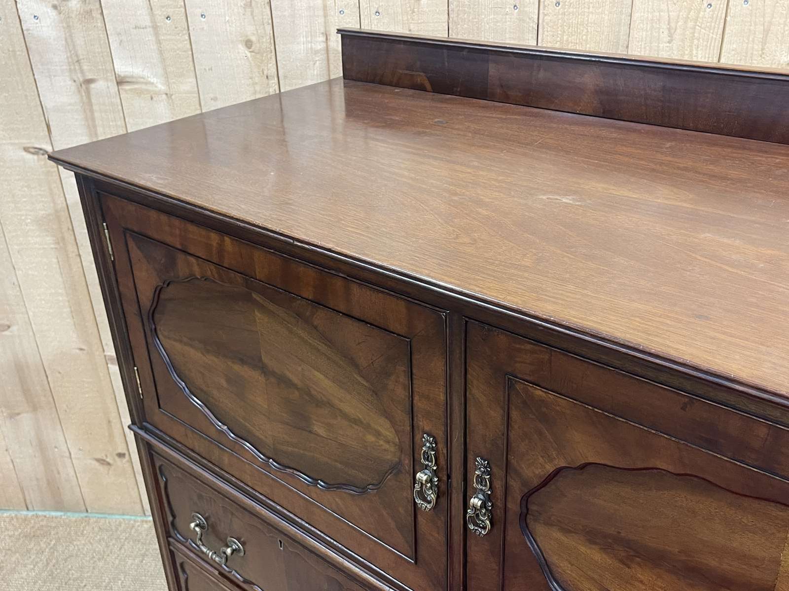 photo for sale English Mahogany Chest Of Drawers From The 1950s
