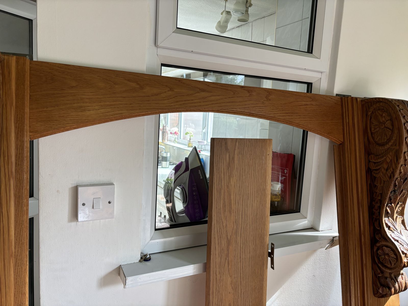 Solid Oak Fire Surround photo 70.0