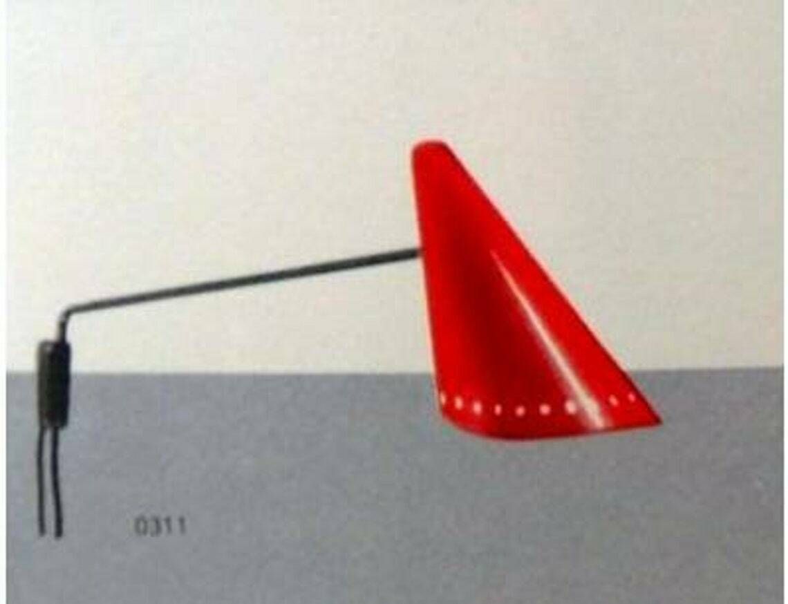 Mid Century Modern Wall Lamp By Napako 1960's – Josef Hurka, Collectible Lamps photo buy