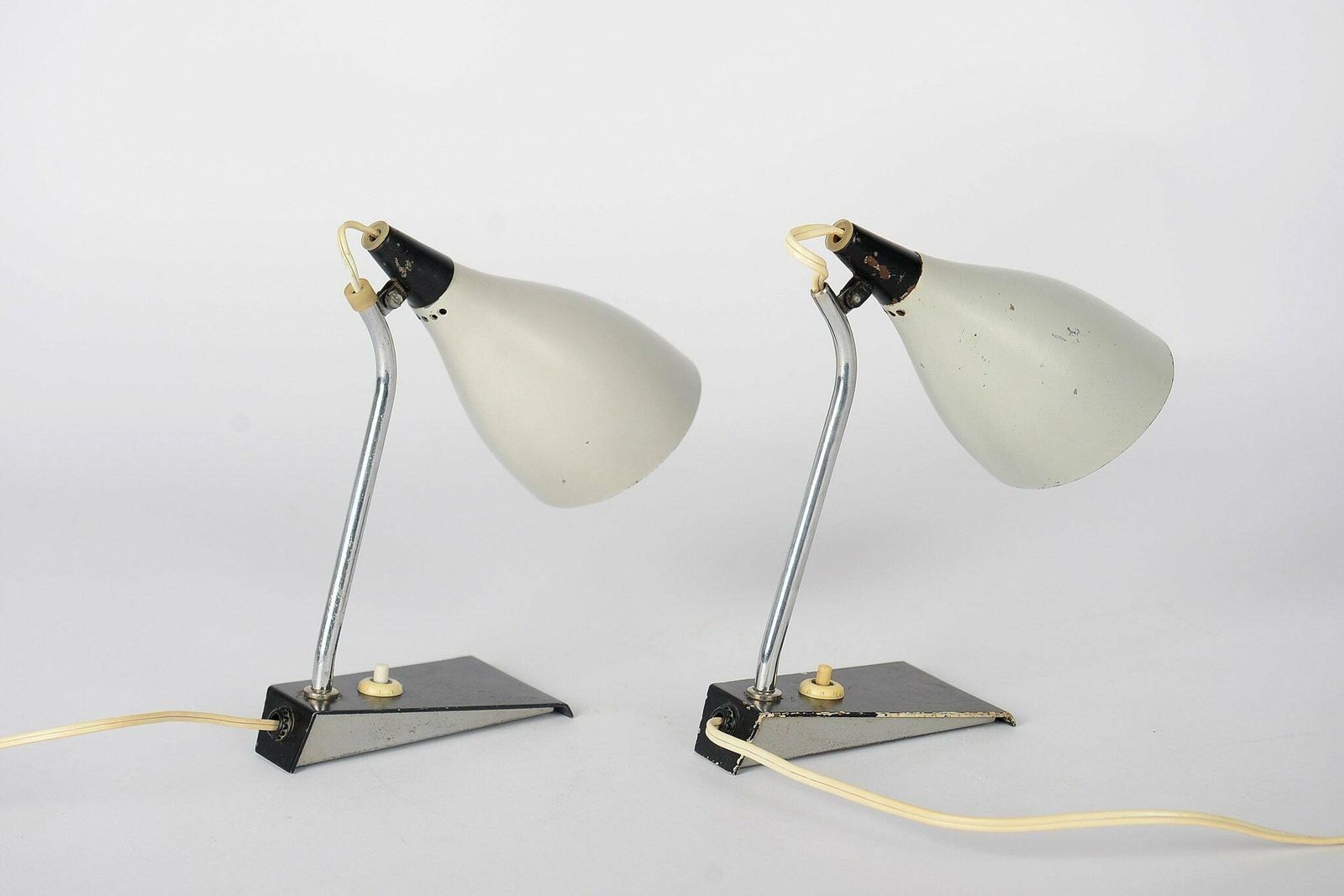 Pair Of Mid Century Lamps By Zukov , Mid Century Modern Vintage Atomic Lighting 1960s Retro Living photo 470.0