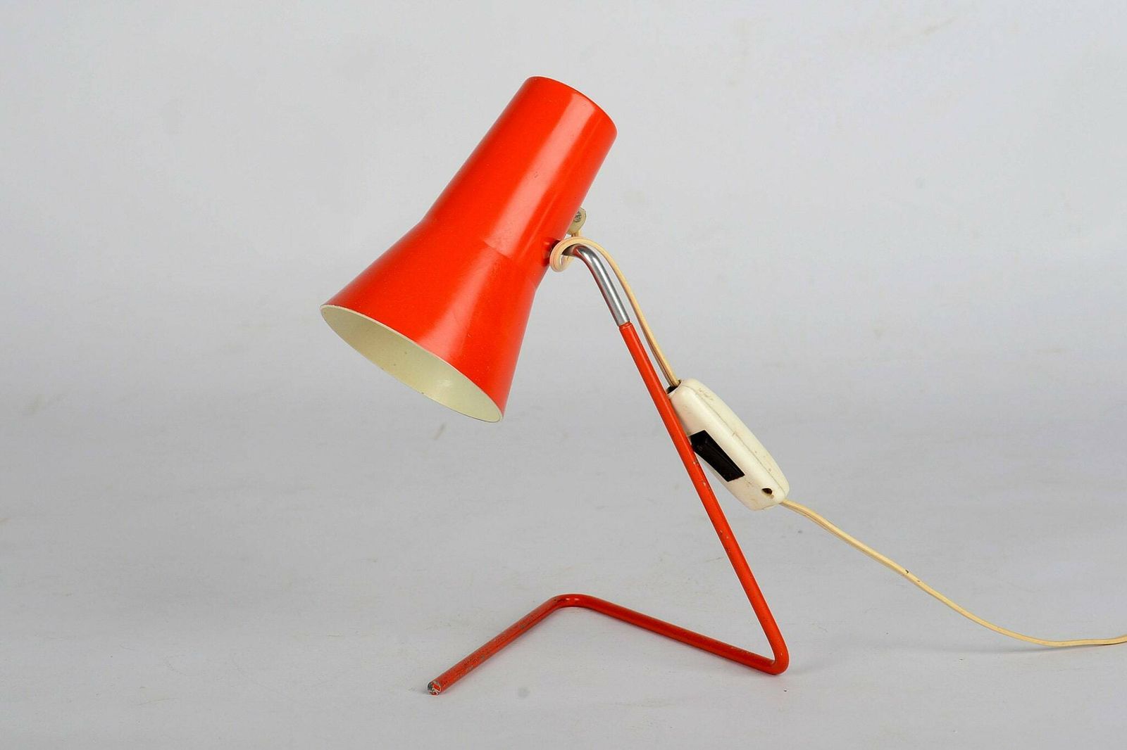 Vintage Modern Lamp By Josef Hurka For Drupol, 1960s, Mid Century Modern Vintage Atomic Lighting, Mid Century Desk Lamp