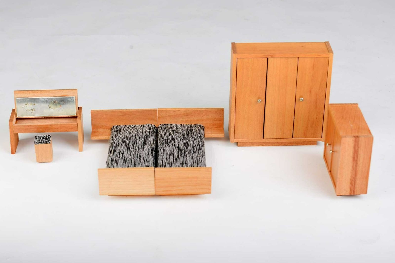 Vintage Toy Furniture Bedroom, 1970s photo for sale