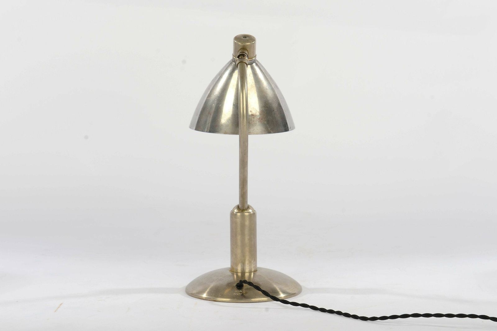 Bauhaus Functionalist Desk Lamp Type 5972 By Franta Anyz, 1930s – Adjustable Nickel Plated Brass, Perfect For Modern Interiors photo 856.0