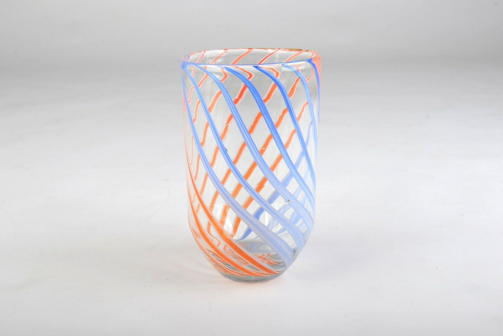 Bohemian Vase By Frantisek Spinar Skrdlovice 1970s, Czech Sklo Modern Art Glass Design, Designer Czech Glass Vase photo for sale