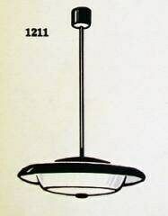 Mid Century Modernist Chandelier Napako 1211, Mid Century Chandelier Glass. Ceiling Light, Retro Lighting photo vinterior