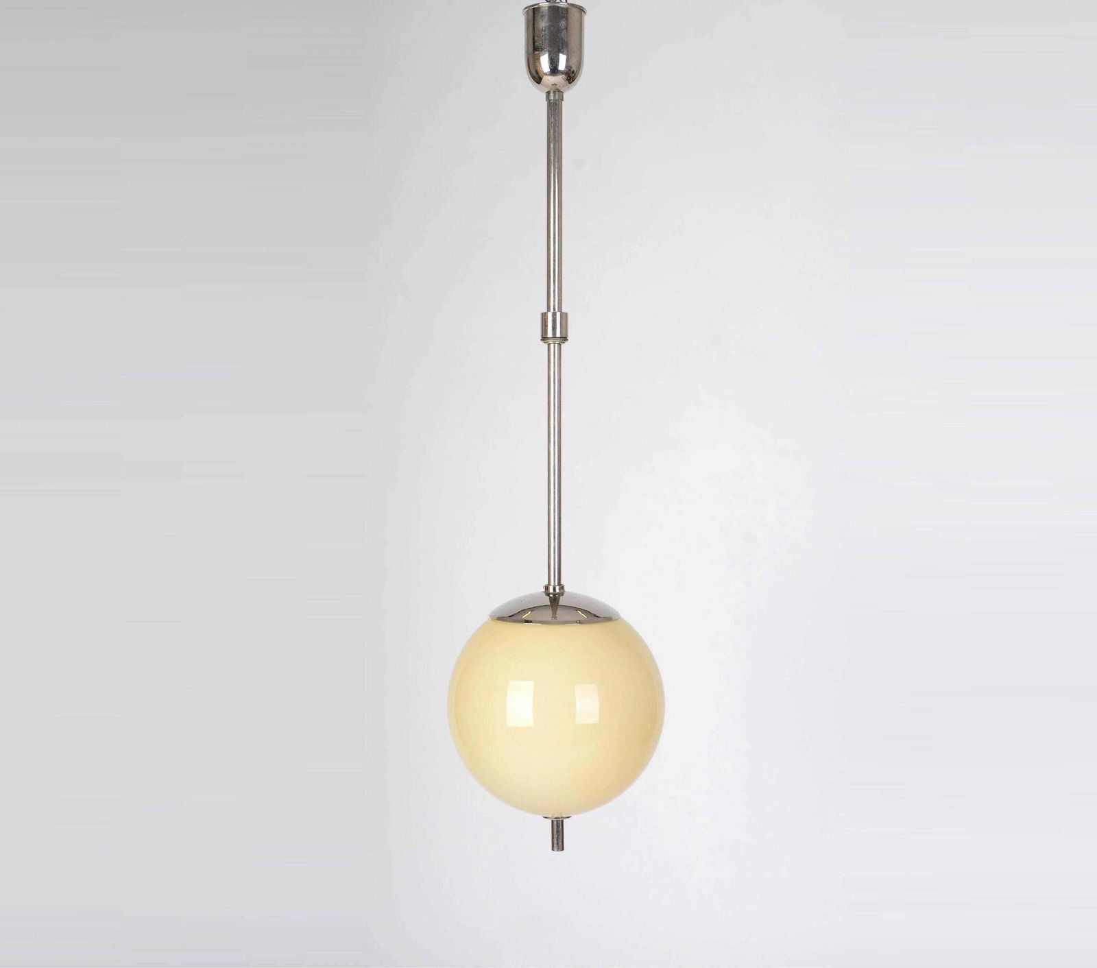 Bauhaus Functionalist Adjustable Pendant Light By Franta Anyz , Mid Century Chandelier Glass Ceiling Light, Retro Lighting
