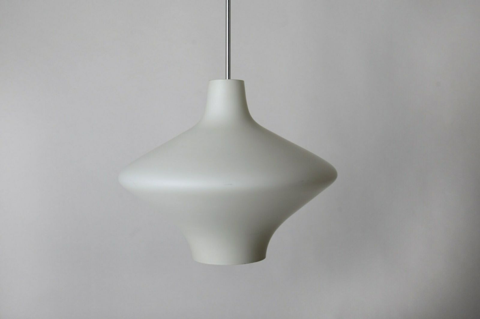 Mid Century Modernist Chandelier Napako, Mid Century Chandelier Glass. Ceiling Light, Retro Lighting photo for sale