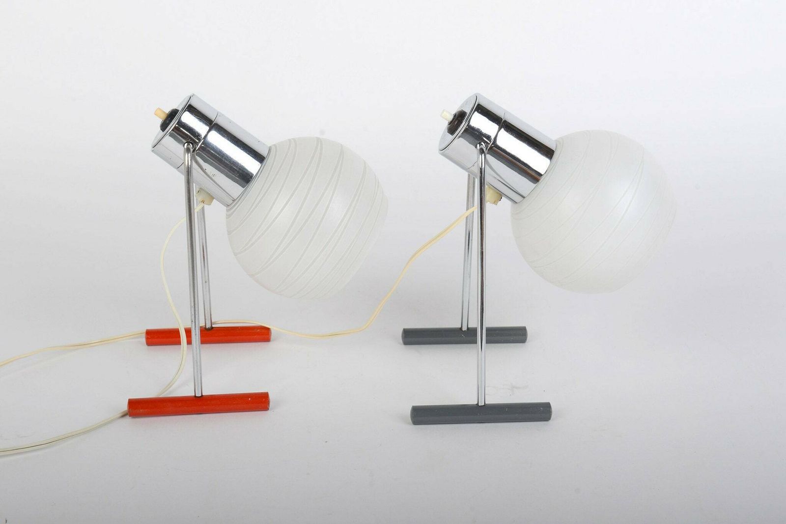 Mid Century Modern Lamps, 1960s, Vintage Lamps, Atomic Lighting, Pair Of Vintage Lamps photo Lighting