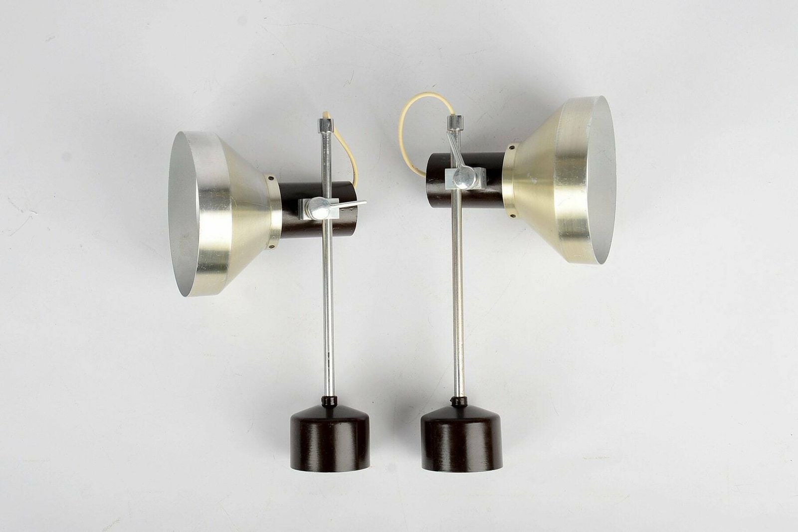 Mid Century Wall Lamps By Josef Hurka For Napako, 1970s, Set Of 2, Mid Century Scones photo 438.0