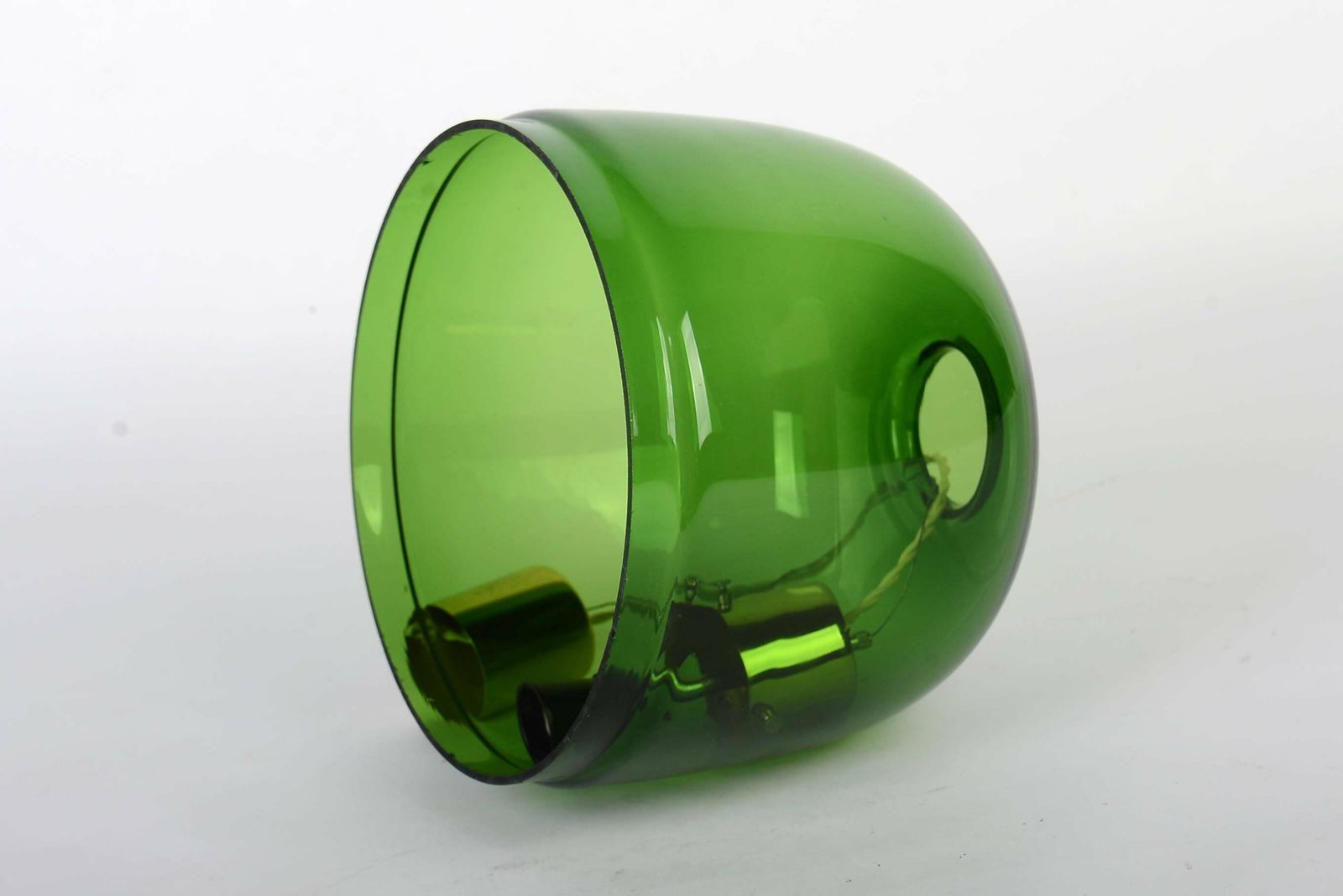 Vintage Bohemia Glass Pendant Light By Kamenicky Senov 1970's, Mid Century Chandelier Glass Ceiling Light, photo Lighting