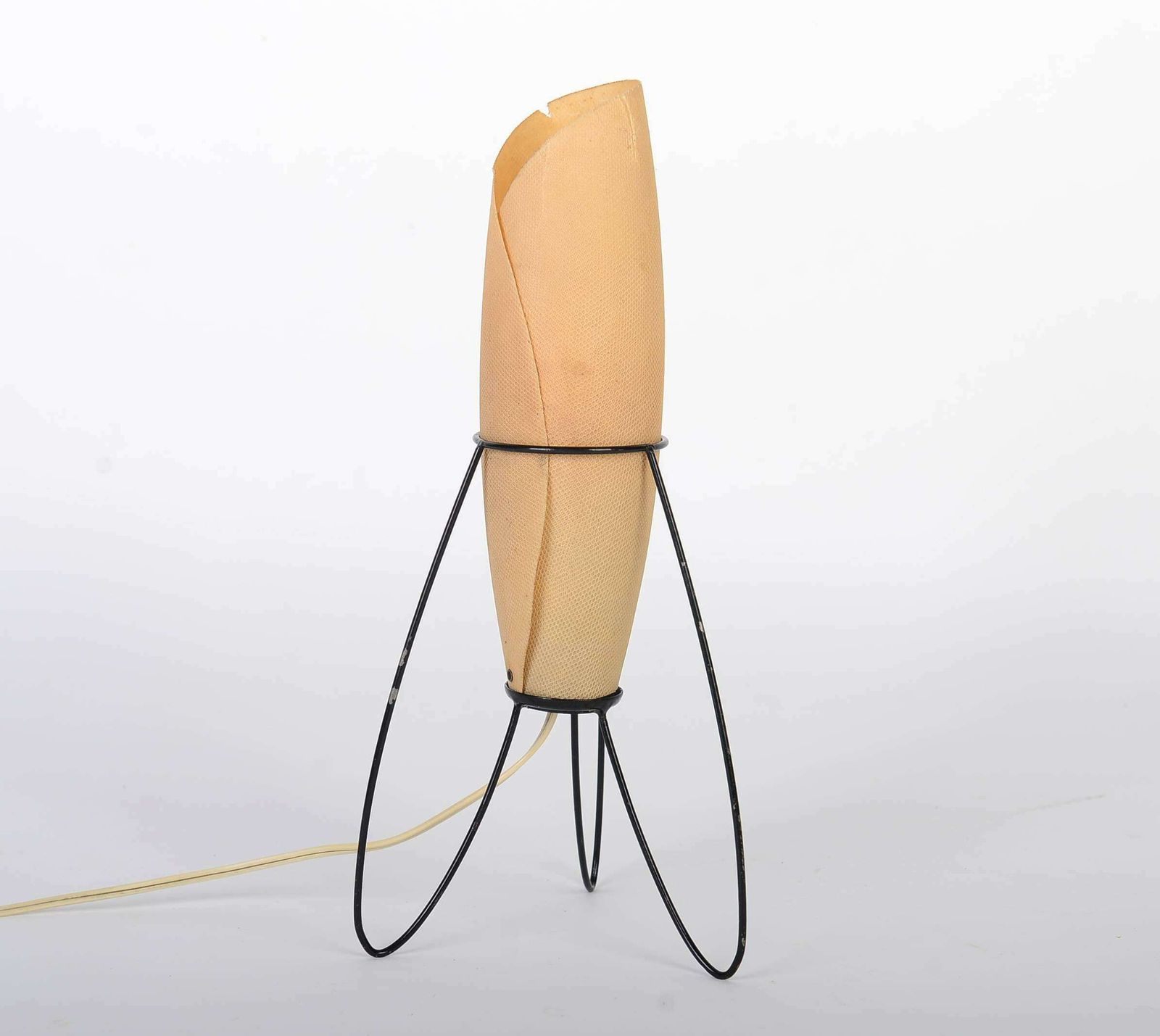 Space Age Rocket Lamp, Mid Century Modern Desk Lamp, Vintage Atomic Lighting Eames Lamps 1950s Retro Living