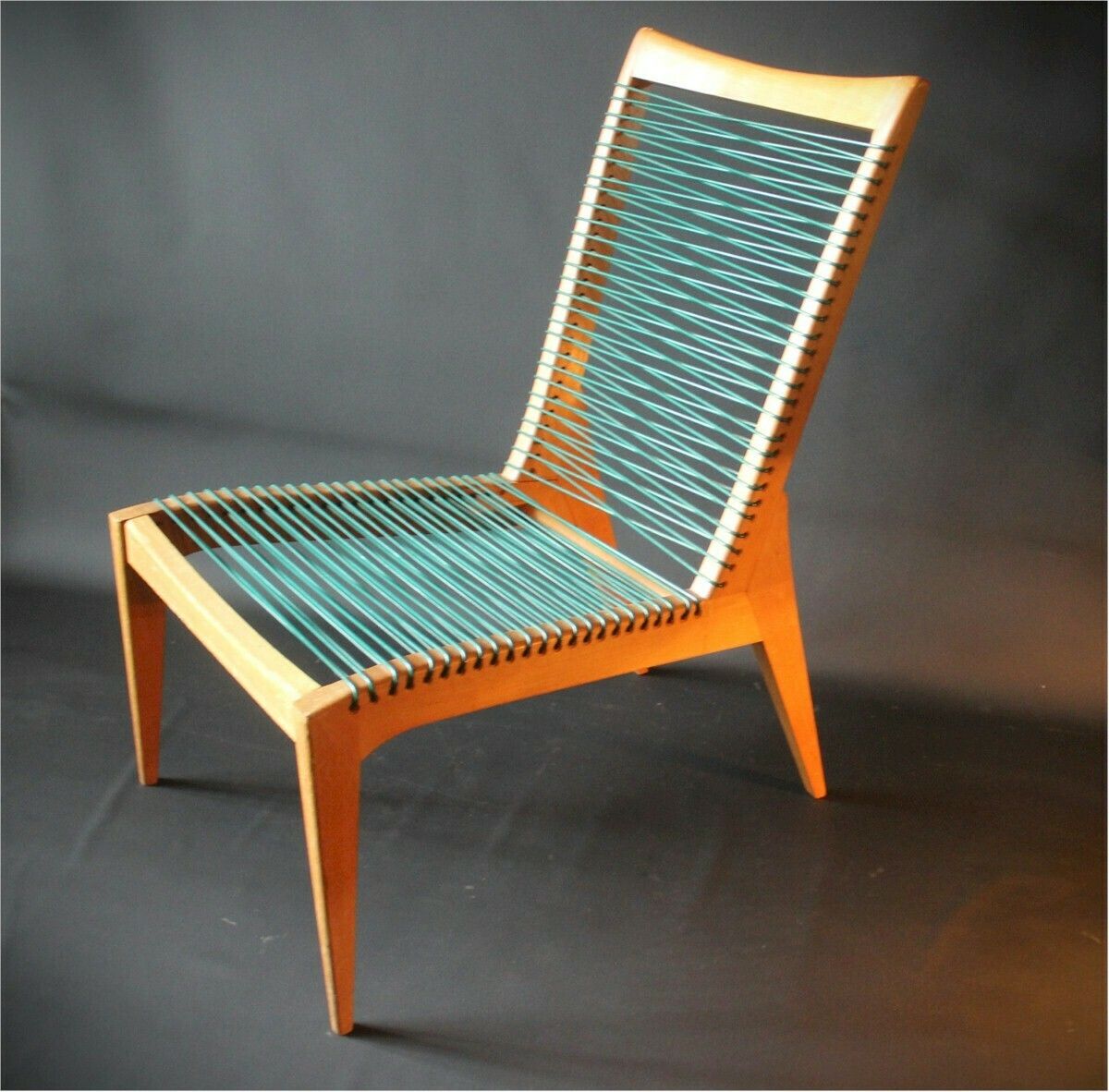 Pair Of Louis Sognot Low Lounge Chairs, France, 1950s photo 2050.0