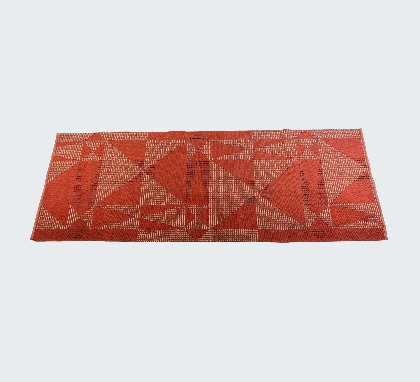 Mid Century Modern Geometric Carpet, Mid Century Modern Geometric Rug, Vintage Rug, Modernist Rug, Modernist Carpet