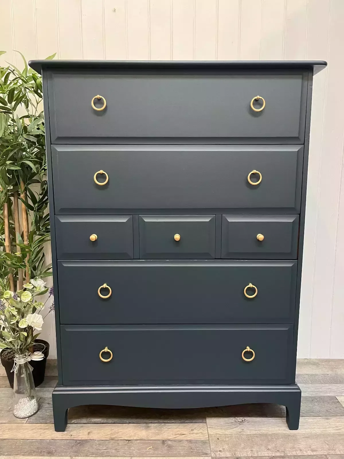 Available In Any Colour Painted Stag Tall Boy Chest Of Drawers Farrow & Ball