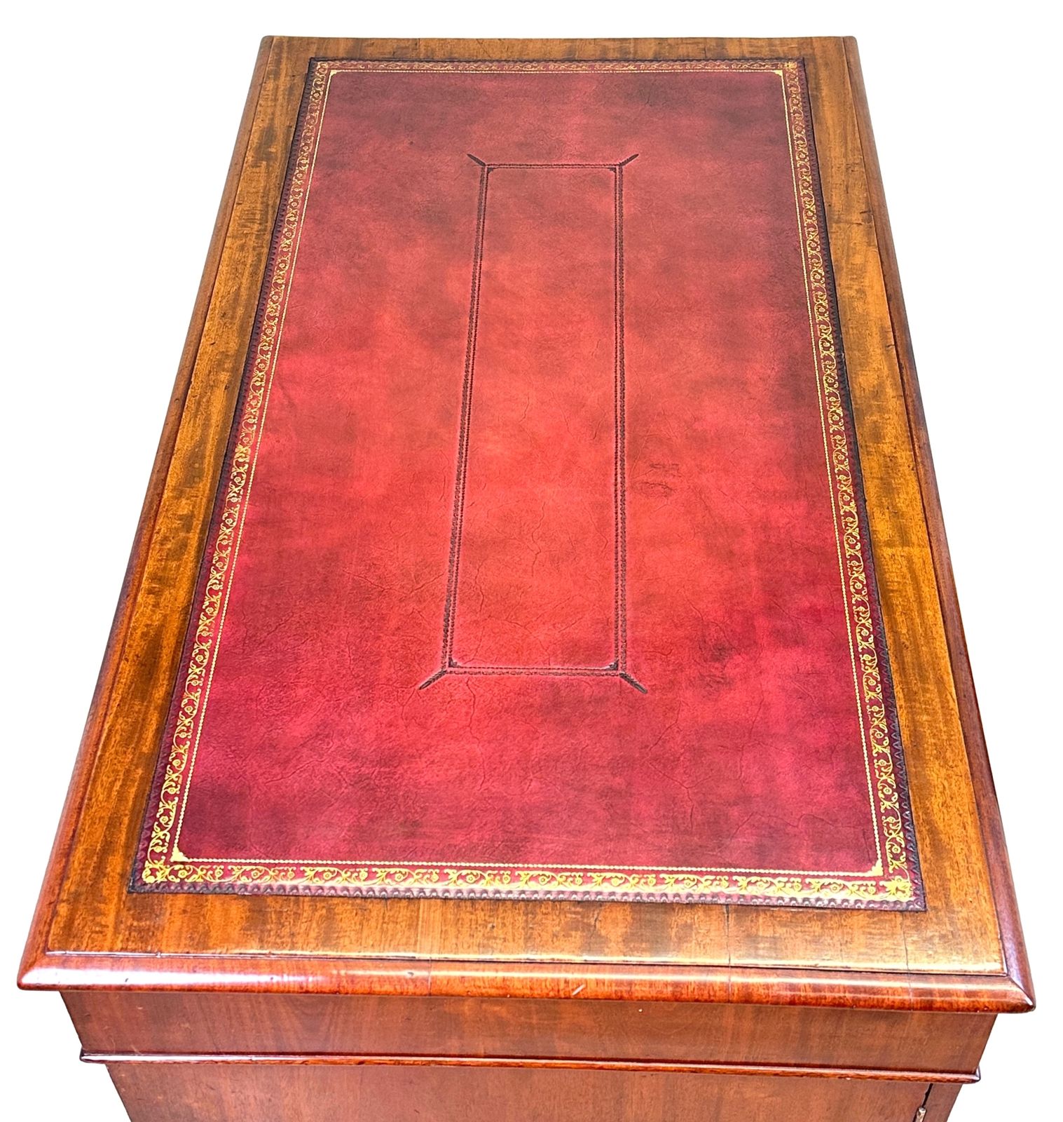 Regency Mahogany Pedestal Desk (England, Circa 1830) photo furniture