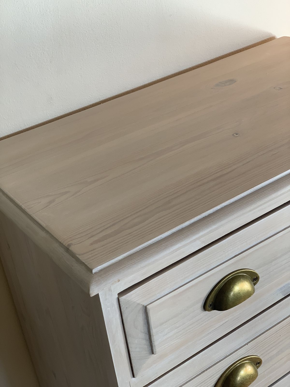 Whitewashed Pine Tallboy Chest Of Drawers photo 225.0