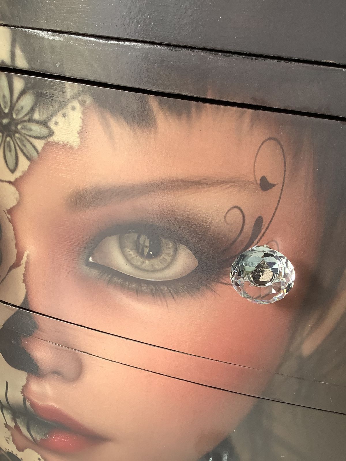 Steampunk Girl 3 Drawer Chest photo for sale