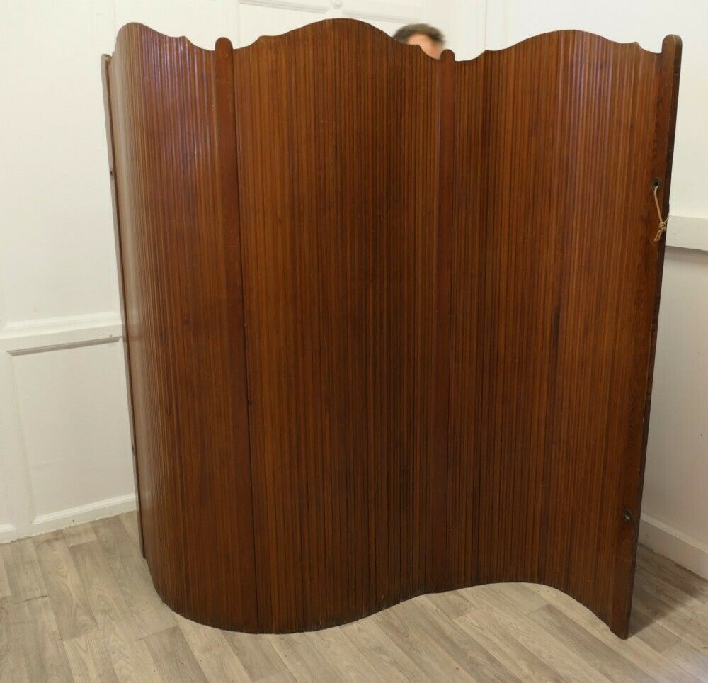 French Self Supporting Vertical Tambour Screen, Room Divider photo 2160.0