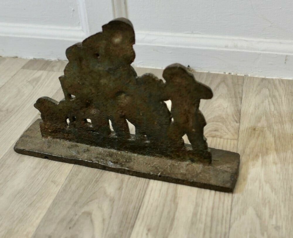 19th Century Cast Iron Door Stop, The Goose Is Dead photo 300.0