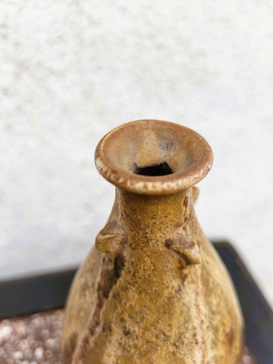 C Greber, Flamed Stoneware Vase, Art Nouveau, Early 20th Century photo Home Decor