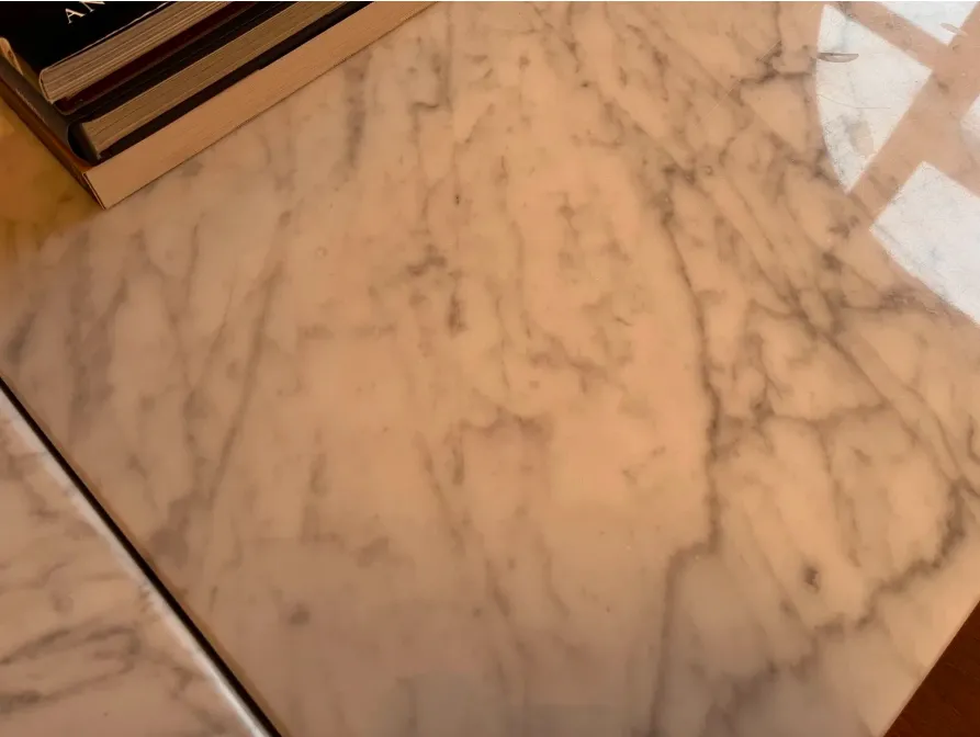 photo for sale Living Divani   Menhir, Solid Carrara Marble, Set Of 2 Square Coffee Tables