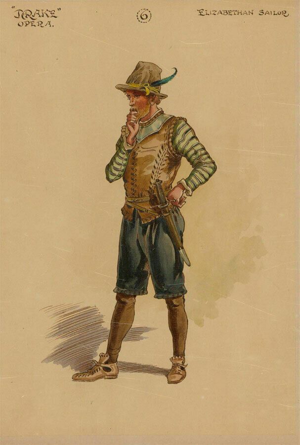 After William Charles Pitcher Ri (1858 1925)   C.1917 Watercolour, Sailor photo for sale