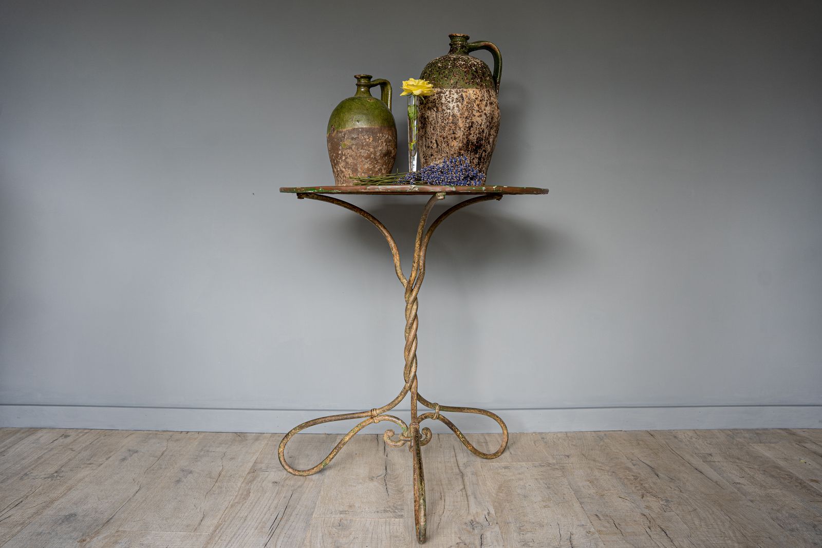 French Bistro Twisted Iron Table photo 1440.0